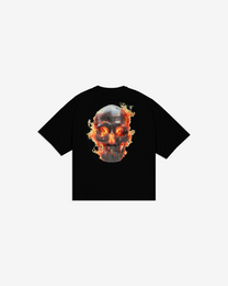 SKULL IN FLAMES TEE