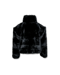 RIPPED HEART FAUX FUR JACKET