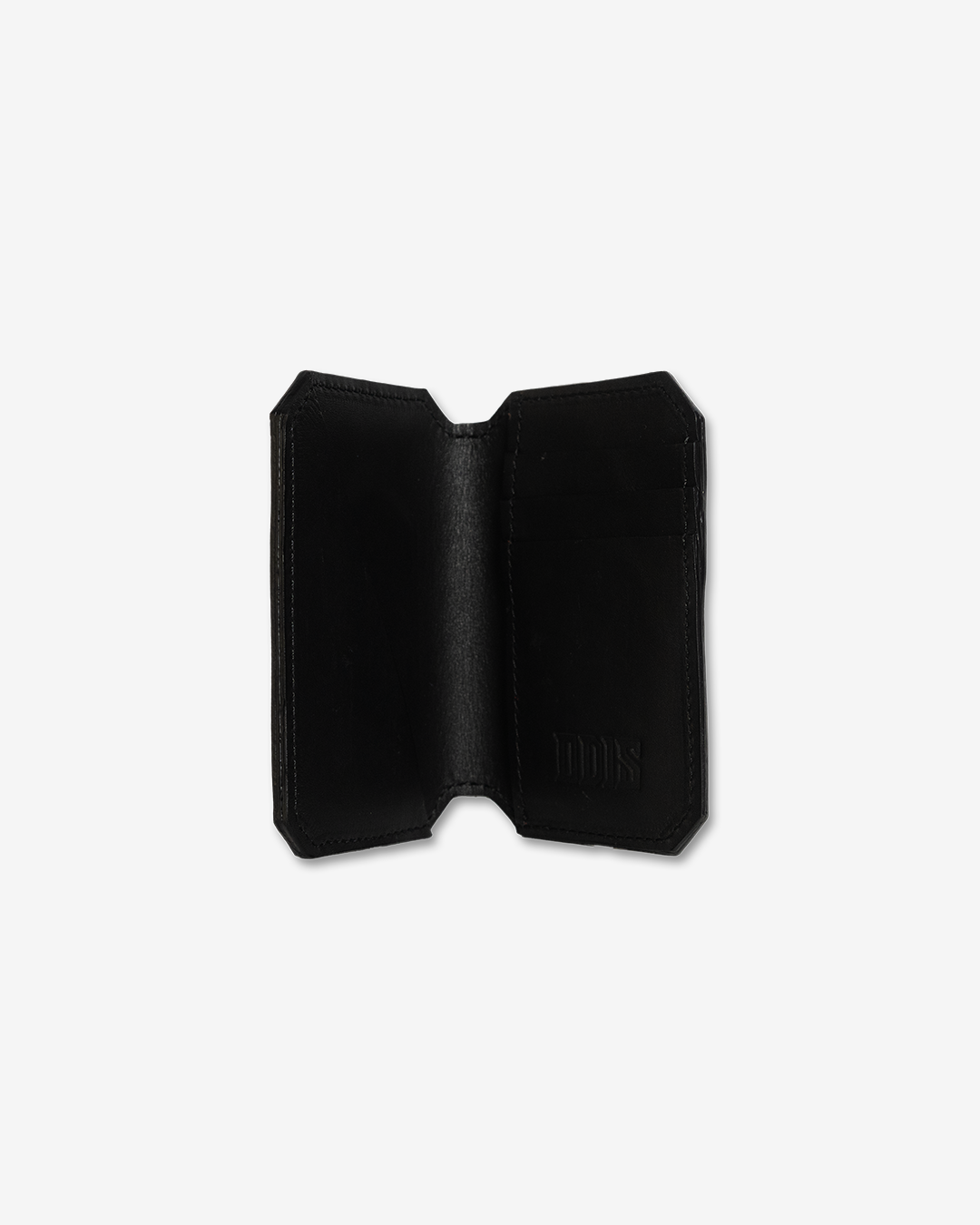 BLACKOUT VERTICAL LEATHER WALLET
