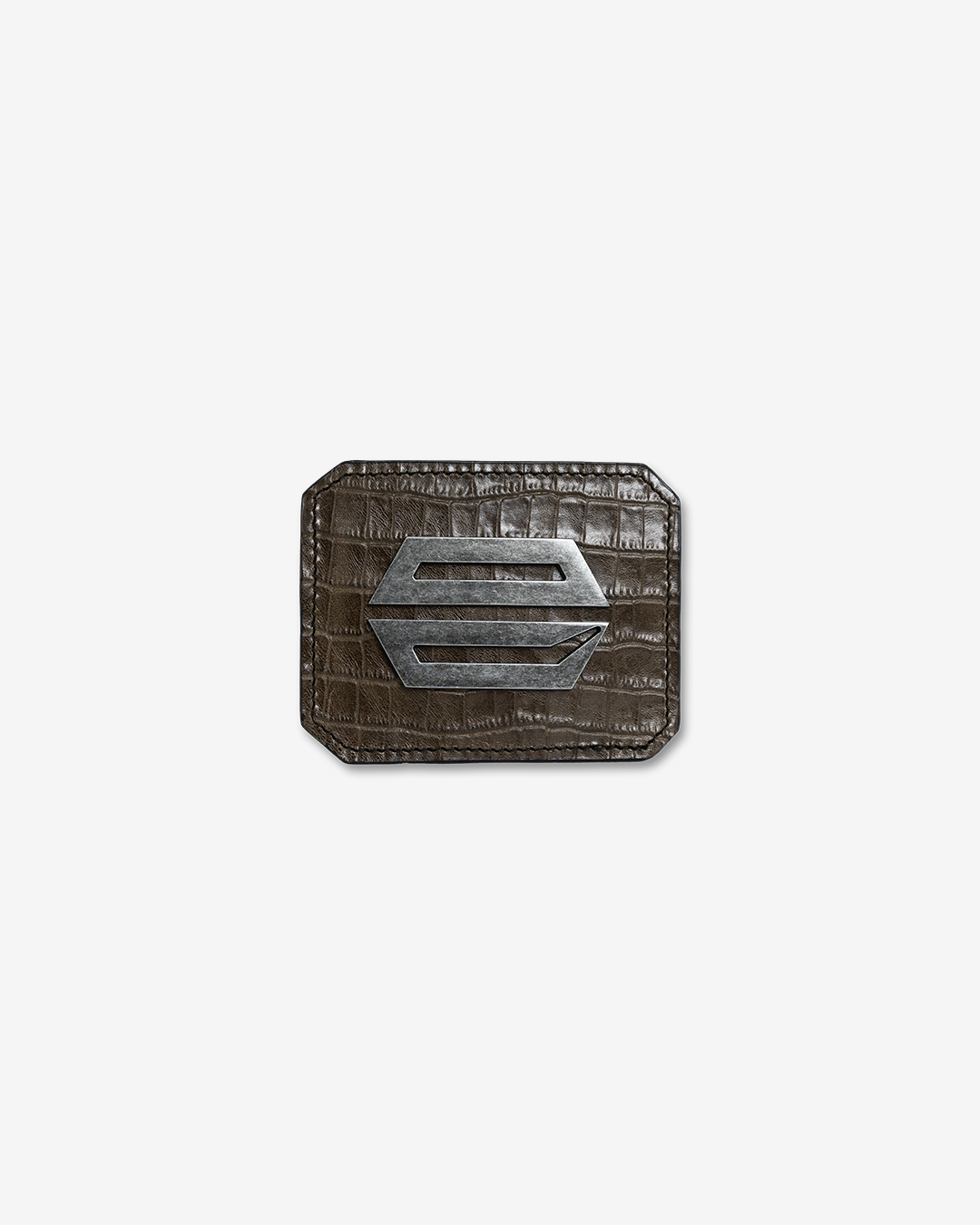 AMERICAN CROCODILE LEATHER CARDHOLDER
