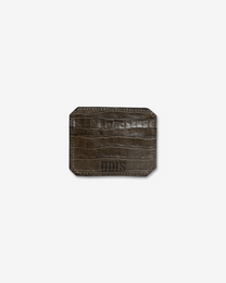 AMERICAN CROCODILE LEATHER CARDHOLDER