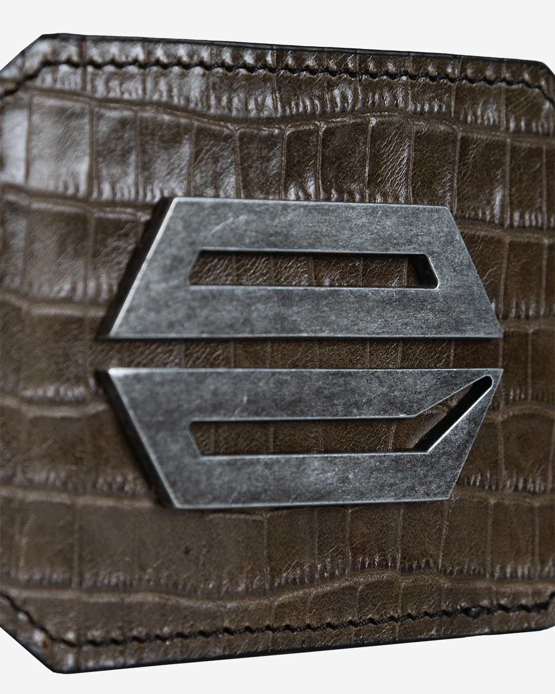 AMERICAN CROCODILE LEATHER CARDHOLDER