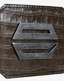 AMERICAN CROCODILE LEATHER CARDHOLDER