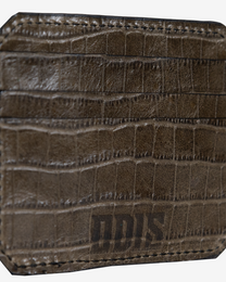 AMERICAN CROCODILE LEATHER CARDHOLDER