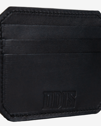 BLACKOUT LEATHER CARDHOLDER
