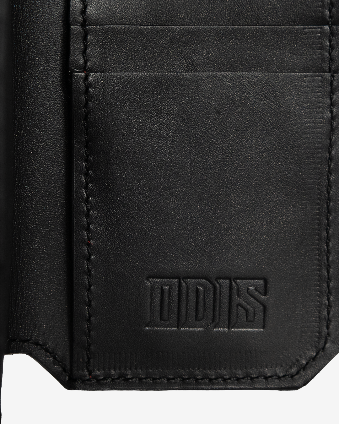 BLACKOUT VERTICAL LEATHER WALLET