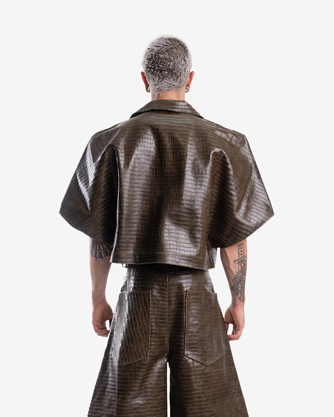 AMERICAN CROCODILE LEATHER SHIRT