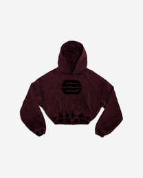 HEAVY-WEIGHT WASHED RED REVERSE LOGO HOODIE