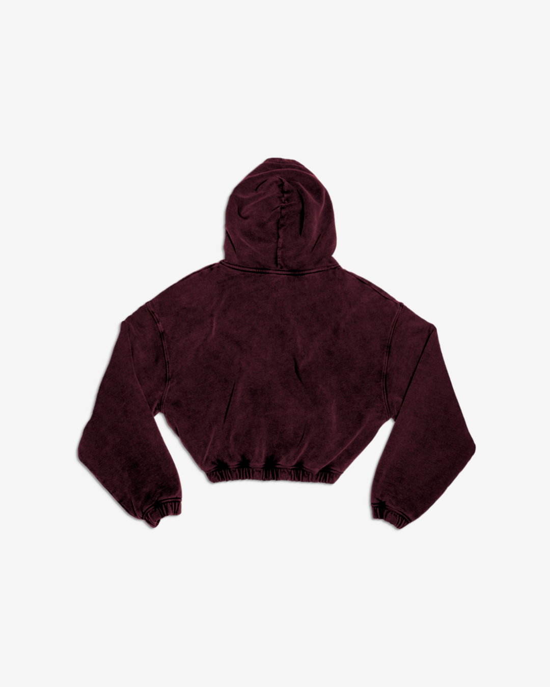 HEAVY-WEIGHT WASHED RED REVERSE LOGO HOODIE