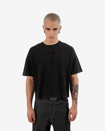 WASHED GREY BOXY TEE