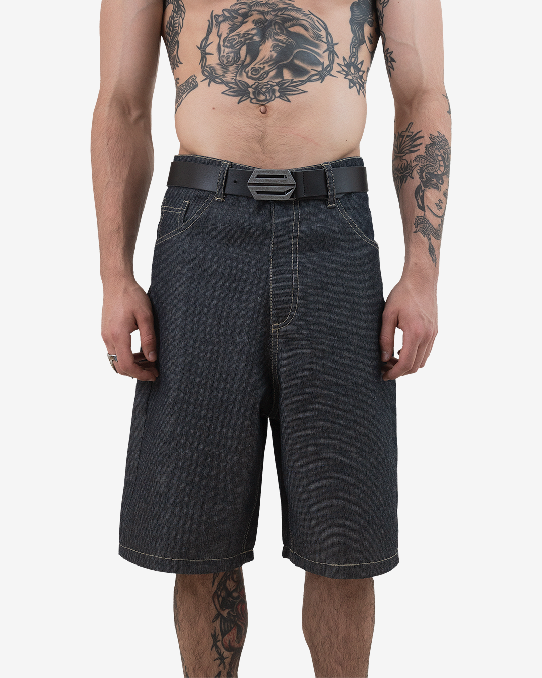 REVERSE LOGO BELT