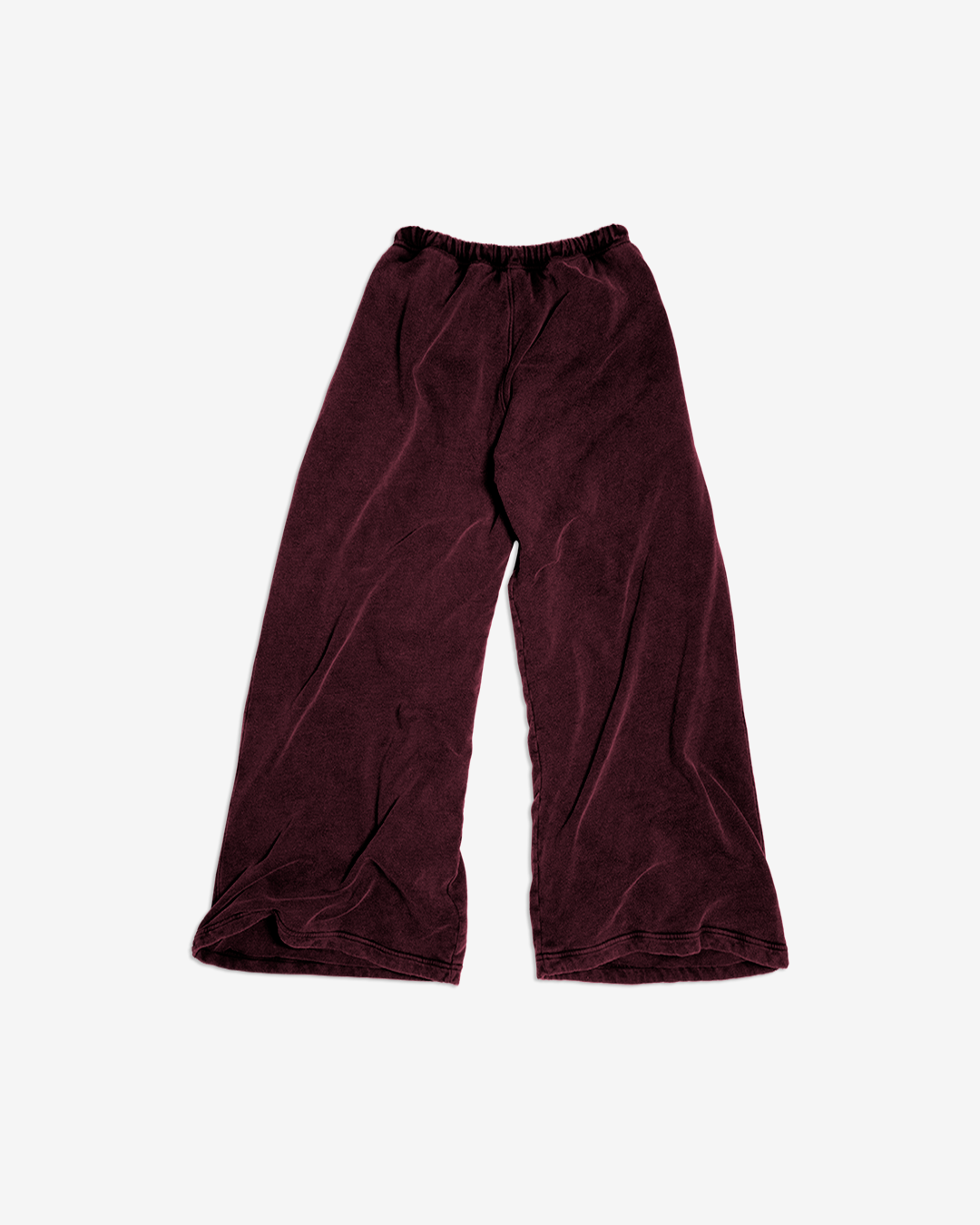 HEAVY-WEIGHT WASHED RED SWEATPANTS