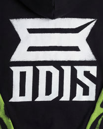 FUEL INJECTED BLACK ZIP HOODIE