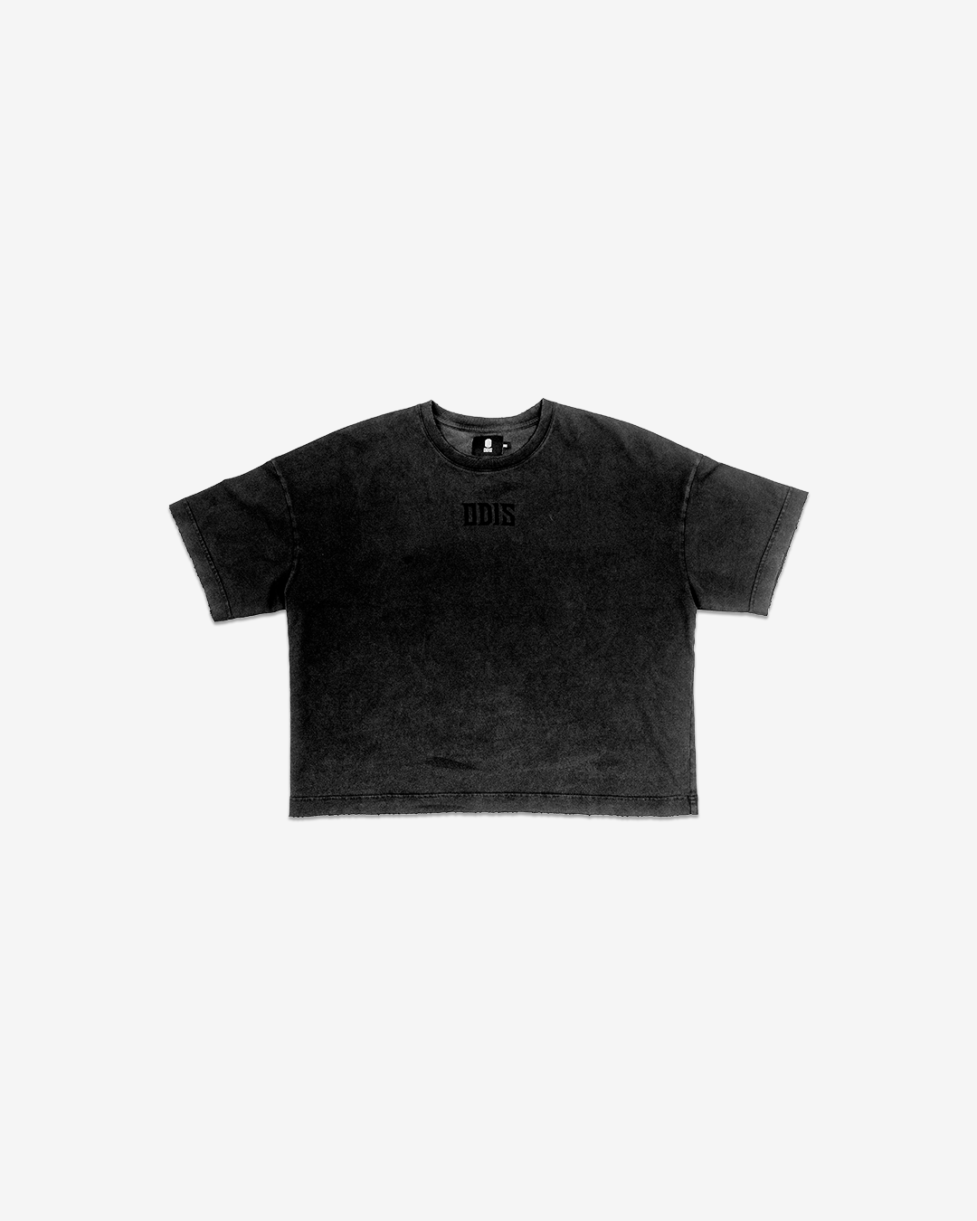 WASHED GREY BOXY TEE
