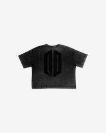 WASHED GREY BOXY TEE