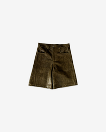 AMERICAN CROCODILE LEATHER SHORTS